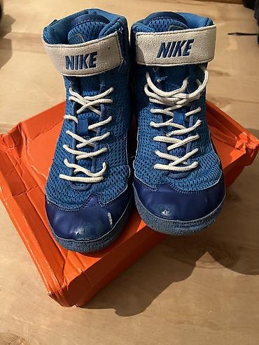 волейбольный обувь: Мужские кроссовки, 41, Nike, Б/у, цвет - Синий, Самовывоз, Платная доставка — 7