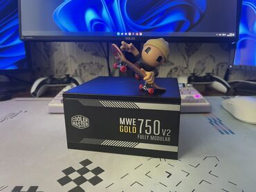 пассивное сетевое оборудование value: Блок питания, Б/у, Cooler Master, 750 Вт, Gold, 750 Вт