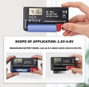 Multimetri: BT-168/BT-168B PRO tester baterija - Univerzalni merač nivoa — 19