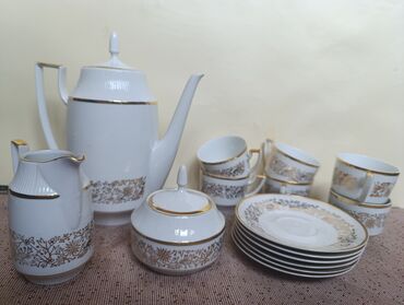 Наборы посуды: Продается НовыйСервис кофейный СССР старая Чехословакия антикварный — 5