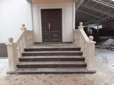 Мраморные и гранитные работы: Сары таш гранит балясина установка кылабыз — 9