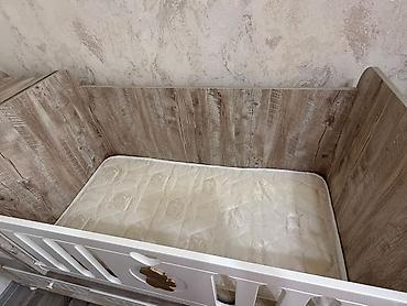 ortopedik matraslar: Uşaq beşiyi – çoxfunksiyalı model - Material: MDF/laminat ağac — 2