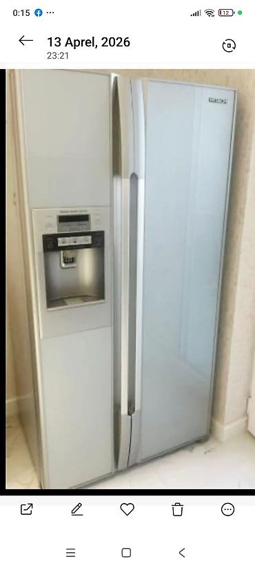 mini soyuducu: Samsung Side-by-Side soyuducu - Rəng: gümüşü/metalik - İki qapılı — 1