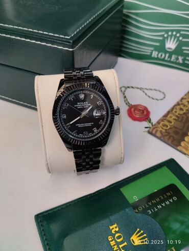 Qol saatları: Yeni, Qol saatı, Rolex, rəng - Qara — 6