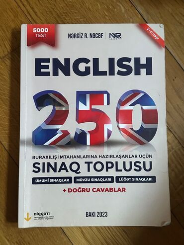 6 ci sinif ingilis dili summativ testler: English 250 
Sinaq toplusu