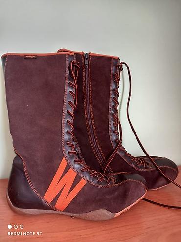 Сапоги: Высокие женские сапоги Wrangler - Материал: натуральная замша и — 1