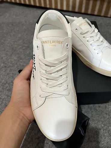 saint: Мужские кроссовки, 40.5, 41, Yves Saint Laurent, Новый, цвет - Белый, Самовывоз, Бесплатная доставка, Платная доставка — 3