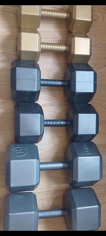 Спорт и отдых: Iki dene 5 kilo iki dene 10kilo iki dene 15 kilo qantel hamsi bir — 2