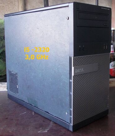 qida bloku qiymeti: DELL Optiplex 390 CPU Intel Core i5 “2320” 3,0 GHz, DDR3 4 GB, HDD