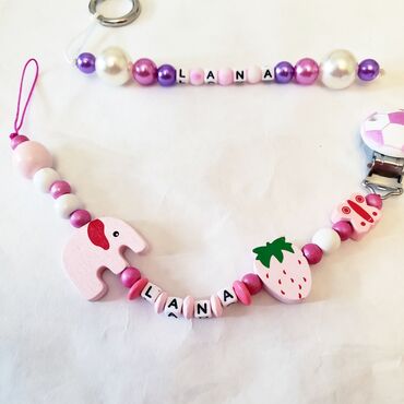 Ostale dečije stvari: Cene drvenih lančića su 600 din . Porucite personalizovani drveni — 3