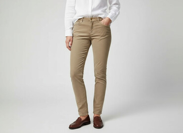 Women's Pants: H&M, Spodnie materiałowe damskie, rozmiar L