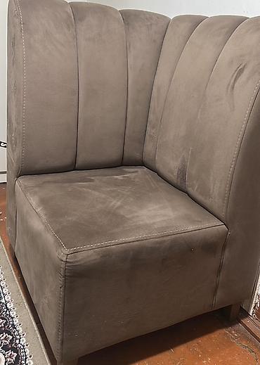 mikrofiber: Mebel dəsti – modul tipli divan/oturma küncü - Stil: Müasir, kanal — 2