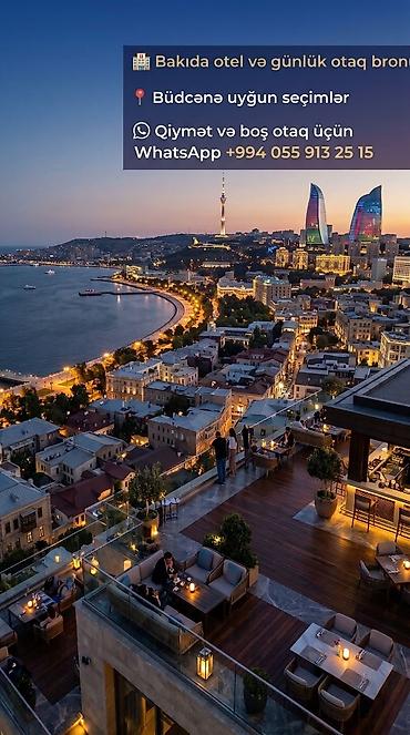 комната аренда: 🏨 Bakıda otel və günlük otaq bronu 📍 Büdcənə uyğun seçimlər 💬 Qiymət — 1