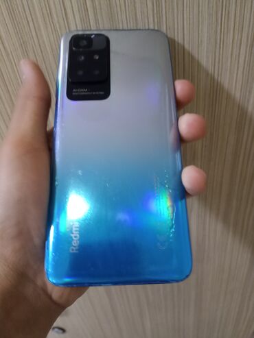 телефон fly iq446 magic: Redmi 10, 128 GB, rəng - Göy, Sensor, Barmaq izi, İki sim kartlı