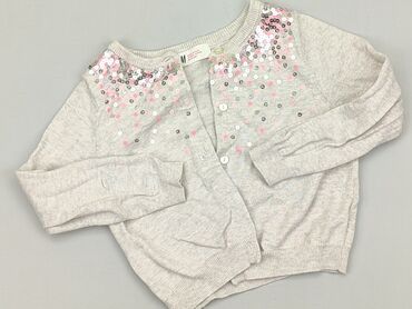 granatowy sweterek dla dziewczynki: Sweater, H&M, 1.5-2 years, 86-92 cm, condition - Very good