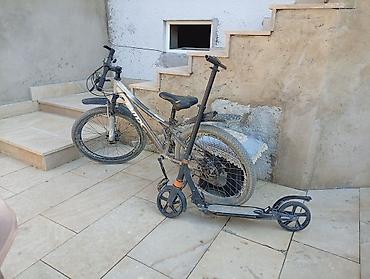 Şəhər və off-road gəzintiləri üçün velosiped + şouroom tipli ayaqla