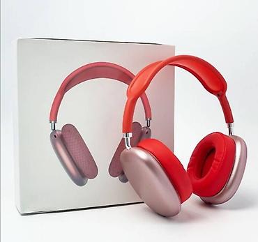 sat antena: Bluetooth bežične slušalice macaron p9 crvene. bluetooth bežične — 1