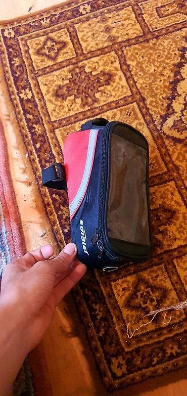 Velosiped üçün telefon və aksesuar çantası. Sükan üzərinə bərkidilən