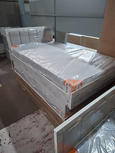 bed sheets: Односпальная кровать, Новый, С ящиком для хранения, длина - 200 см — 3