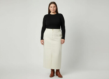 spódnice z koła z kieszeniami: Spódnica damska, rozmiar 4XL