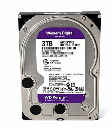 Накопитель для ПК, Б/у, Western Digital (WD), HDD, 3 ТБ, 3.5", Для ПК