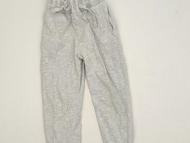 czarne spodnie woskowane: Спортивні штани, H&M, 4-5 р., 104/110, стан - Дуже гарний