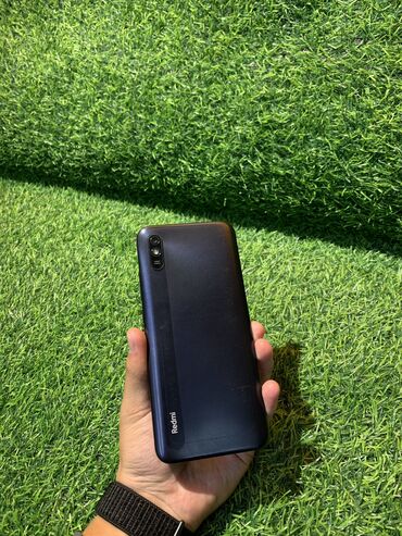 буферы в машину: Redmi, Redmi 9A, Колдонулган, 64 ГБ, түсү - Кара, 2 SIM, 1 SIM