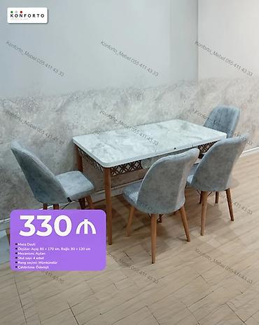 Masa dəsti - Model: Açıqlanır mexanizmli yemək masa dəsti - Ölçülər