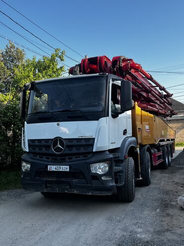 Портер, грузовые перевозки: Бетононасос, Mercedes-Benz, 2020 г., 40-60 м