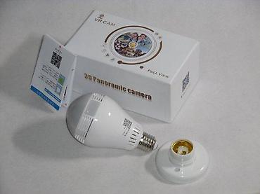 Kamere za video nadzor: VR CAM 3D Panoramic kamera u obliku sijalice - Diskretna Wi‑Fi IP — 3