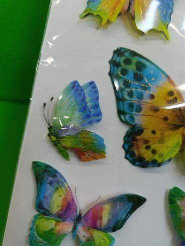 seed papilio: Бабочки наклейки для детского творчества в ассортименте🦋 Комплектация — 6