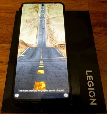 телефон буву: Lenovo Legion, Б/у, 128 ГБ, цвет - Серый, 2 SIM