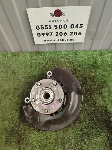 4 bolt disk: Ступица передняя в сборе с щитом тормозного диска и крепёжными — 1