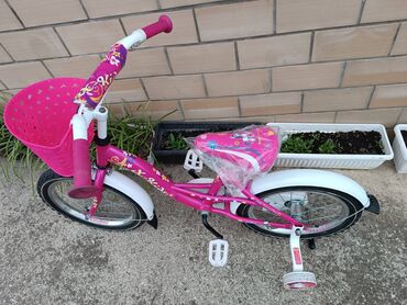 Dečiji bicikli: Deciji bicikl X-Kids 16" za devojcice sa pom ljubicasta Decija — 4