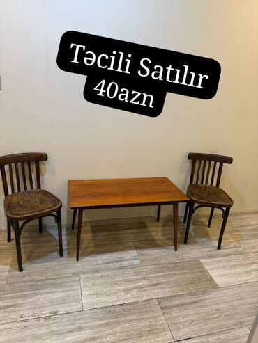 кухонные стулья: Qonaq otağı üçün, İşlənmiş, 2 stul