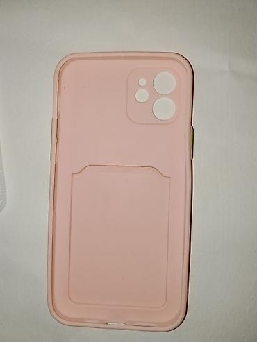 iphone 6 s kabro: Kart bölməsi olan iPhone 13 Açıq çəhrayı rəngli, yumşaq materialdan — 1
