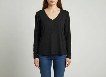 bluzki w serek plus size: Жіноча блуза, розмір S
