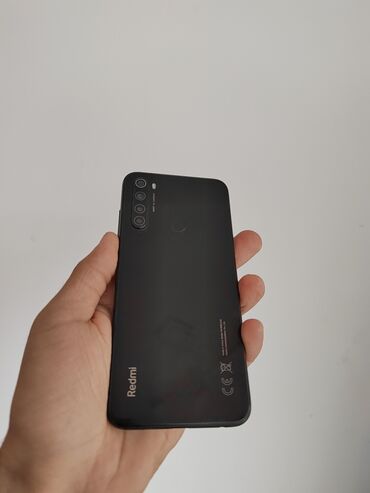 xiaomi 52: Xiaomi Redmi Note 8, 64 GB, rəng - Qara, 
 Düyməli, Barmaq izi