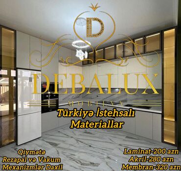 Mətbəx mebeli: 📢 Debalux.mobilya – Evinizin rahatlığı və gözəlliyi bizimlə başlayır! — 2