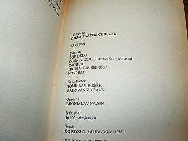 lepe devojke: Agatha ChristieZavjesaPoirotov posljednji slučajGlobus, Zagreb i — 4