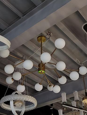 smart light: Потолочная люстра в стиле mid-century/modern “Sputnik” - Конструкция — 2