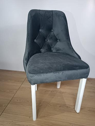 Stolice: Barska/klupska tapacirana stolica – elegantan model sa proštepom i — 11