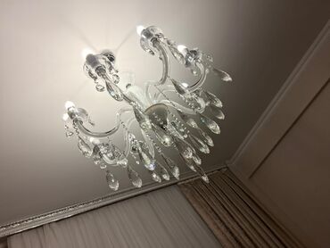 neon işiqlar: Çılçıraq, 8 lampa, Şüşə