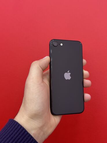 iphone 13 plus qiymeti: IPhone SE 2020, 128 GB, Jet Black, Zəmanət, Barmaq izi, Simsiz şarj