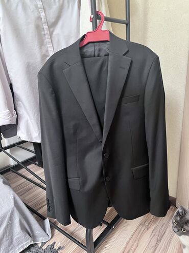 мужские костюмы тройка на свадьбу: Костюм XL (EU 42), цвет - Черный