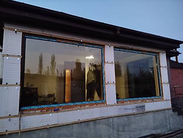 Пластиковые окна на заказ: Пластиковое окно на заказ, Тип окна: Витражные, Мансардные, Панорамные, Бесплатная установка, В рассрочку — 6