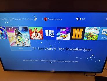 plesteyşin: Samsung smart 46 olcu TV interneti var Playstation 4 slim 500 GB — 1