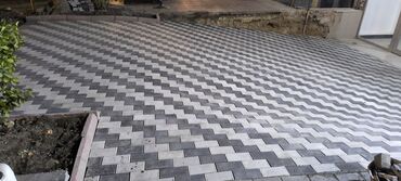 Tamet: Beton dekorativ tamet döşəmə - Material: vibro-press beton tamet (daş — 4