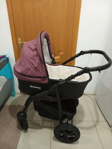 детские коляски для близнецов: Коляска, цвет - Розовый, Новый