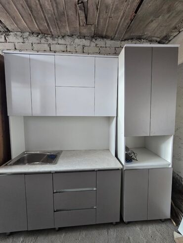 Кухонные гарнитуры: Кухонный гарнитур, Новый, цвет - Бежевый, Бесплатная доставка — 11